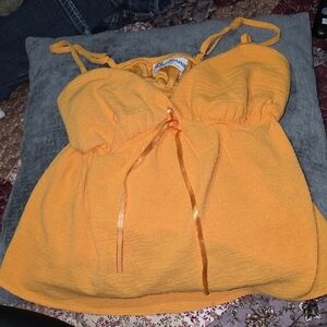 No Boundaries Orange Camisole Top